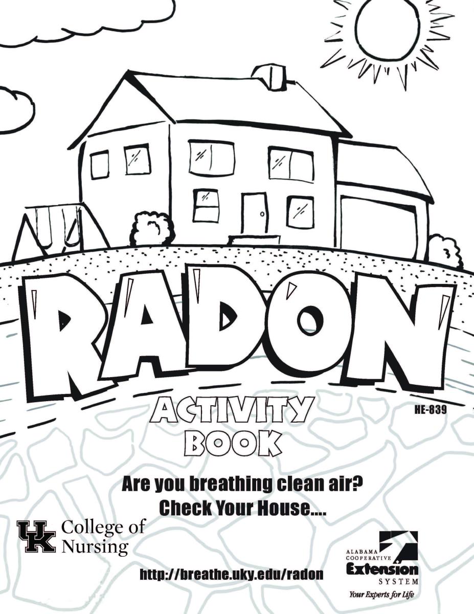 Cover of the Radon Activity Book