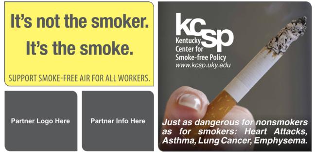KCPS anti-smoking billboard