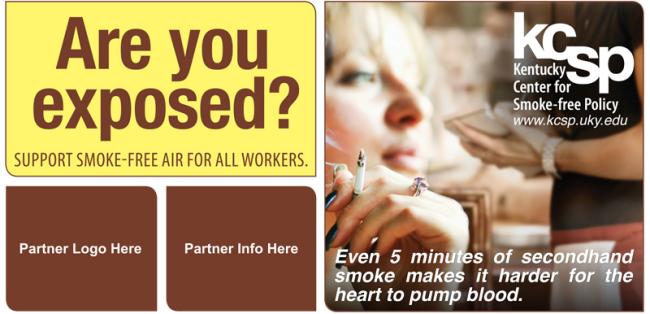 KCPS anti-smoking billboard