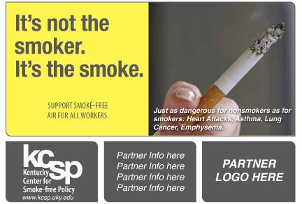 KCSP anti-smoking postcard