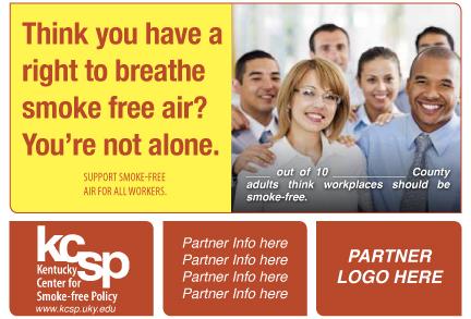 KCSP anti-smoking postcard