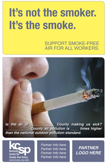 KCPS anti-smoking poster