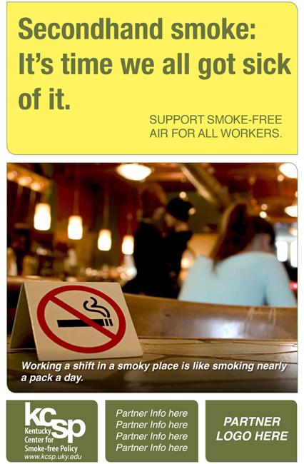 KCPS anti-smoking poster