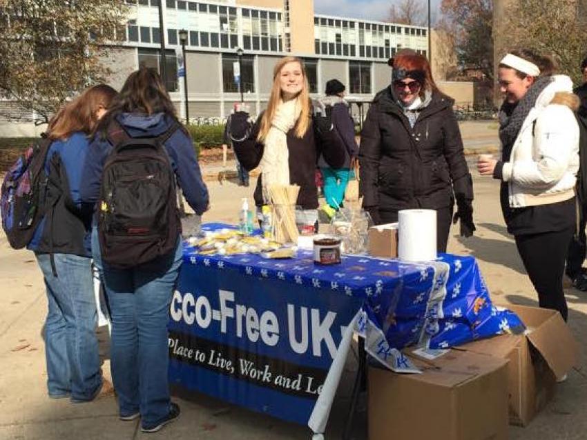 Photo from the 2016 Tobacco Free Tailgate